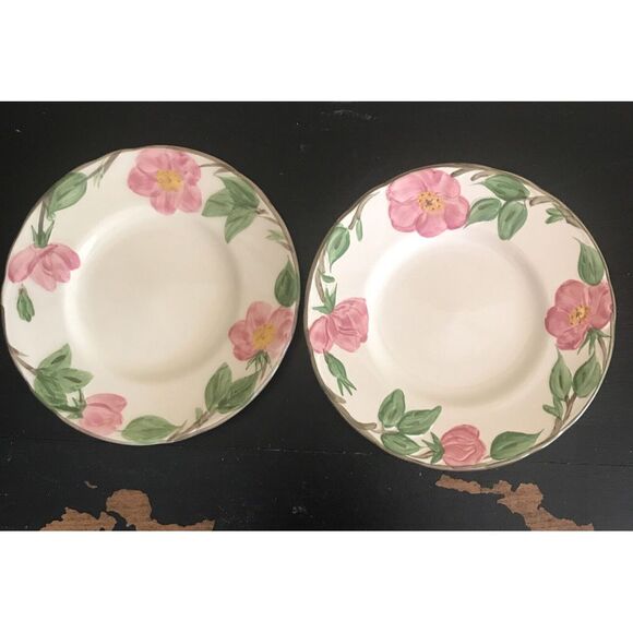 Franciscan Desert Rose bread‎ Plates contemporary set of 2 - Picture 1 of 4